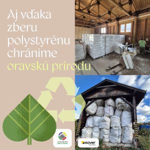  V spolupráci so Združením Biela Orava sa aj naša obec podieľa na zbere odrezkov polystyrénu EPS.